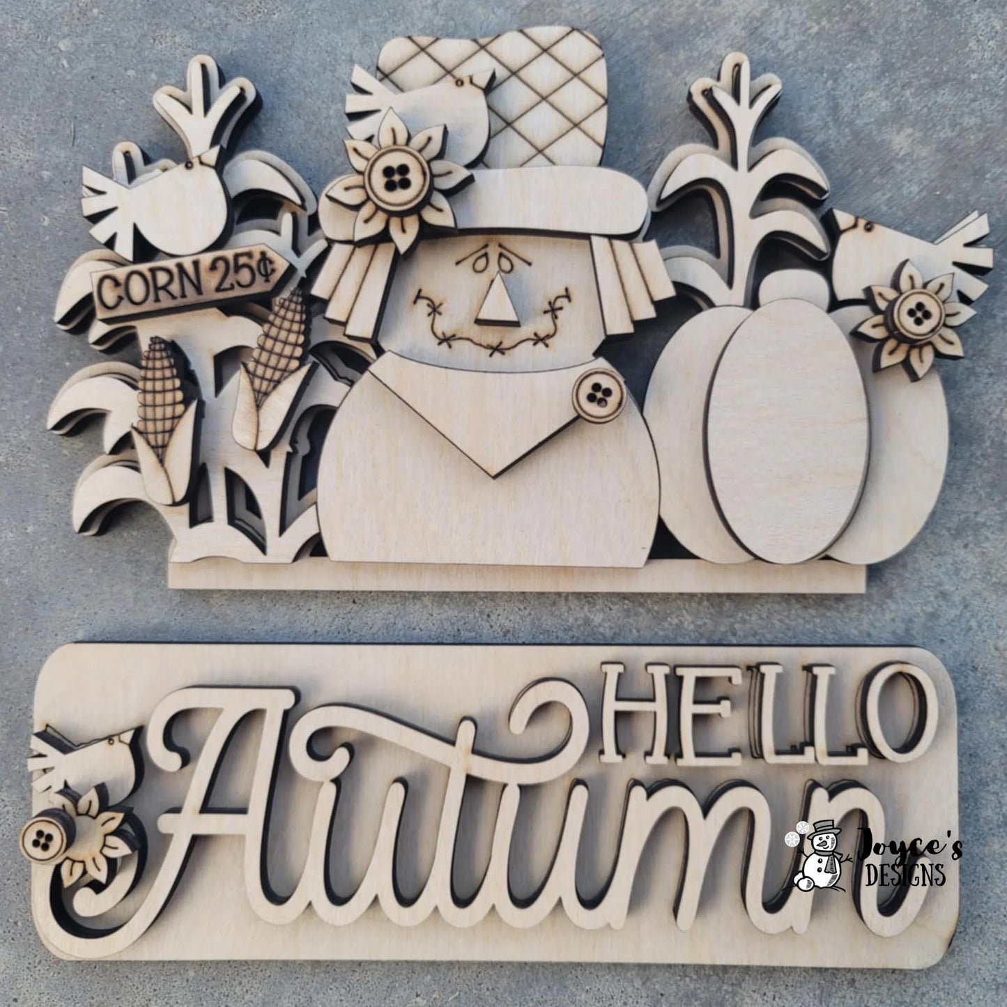 Ladies Night On Minnow Creek - Fall/Winter Interchangeable Bread Board