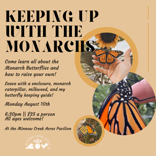 Monarch Butterfly Workshop on Minnow Creek Acres